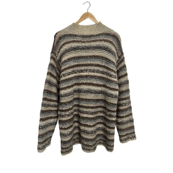 Vintage Jones New York Cardigan Plus 3x Wool Blend Chunky Heavy Knit Nordic - Picture 6 of 7